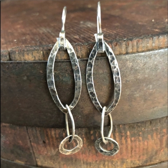 Silpada Jewelry - Silpada Silver Hammered Earrings